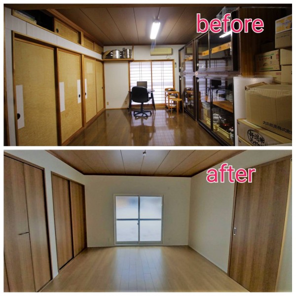 before　after③